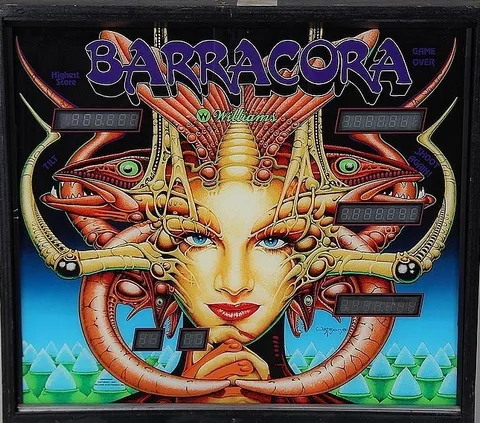 Barracora, Backglas