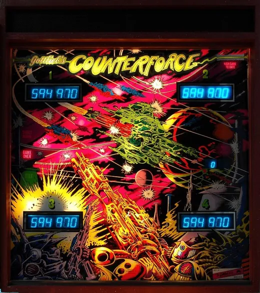 Counterforce, Backglas