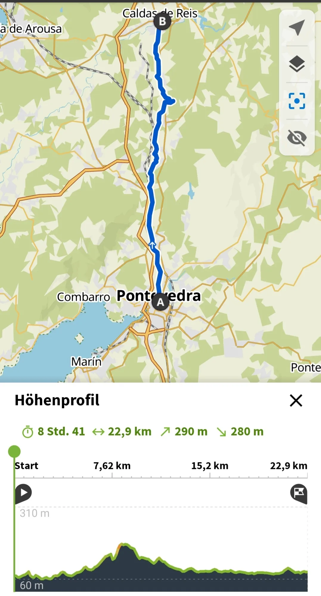Camino Portugues Central Tag 11