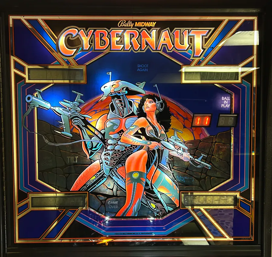 Cybernaut, Backglas