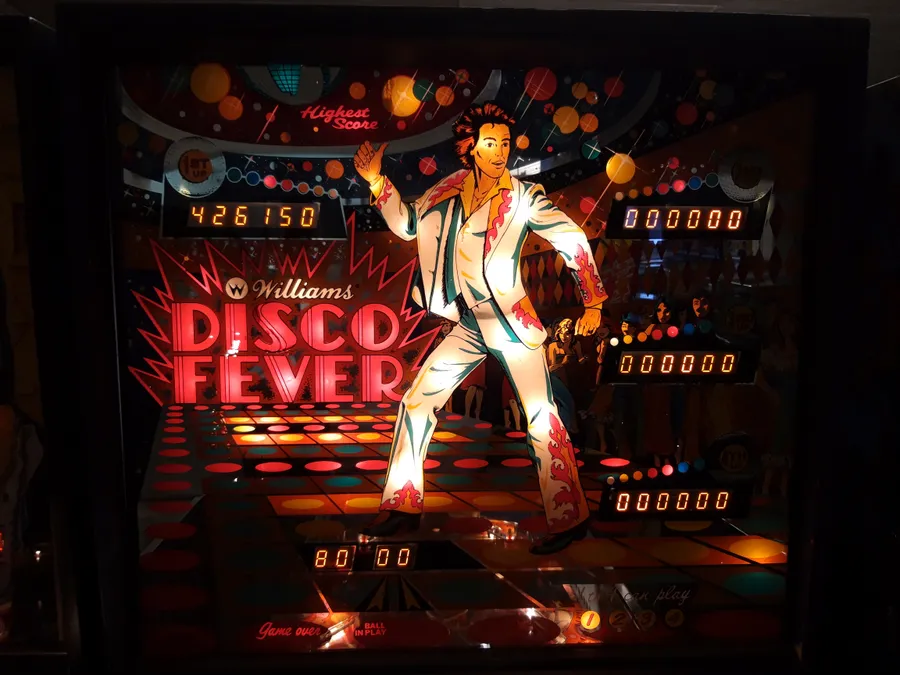 Disco Fever, Backglas