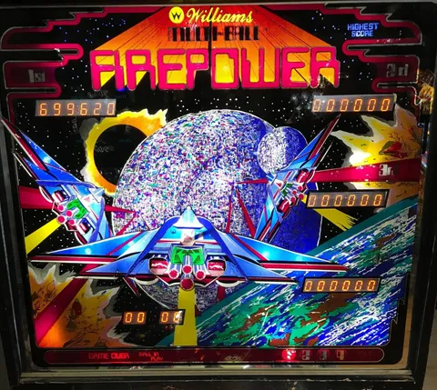 Firepower, Backglas