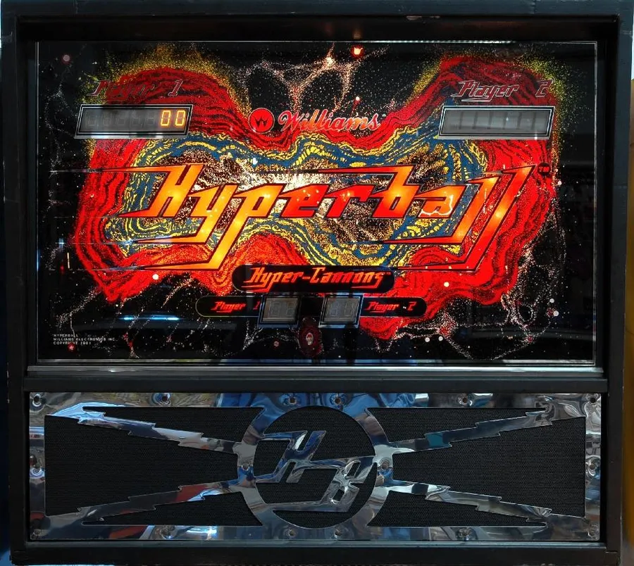 Hyperball, Backglas