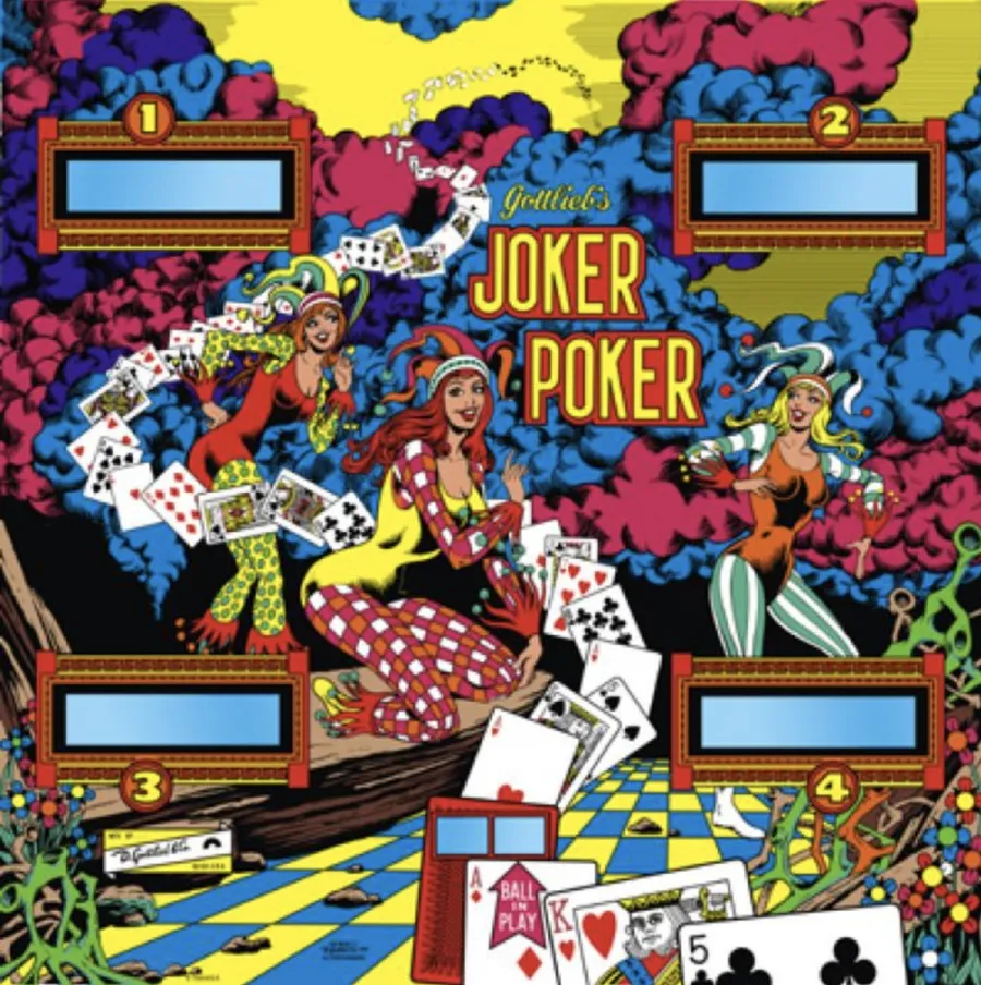 Joker Poker, Backglas