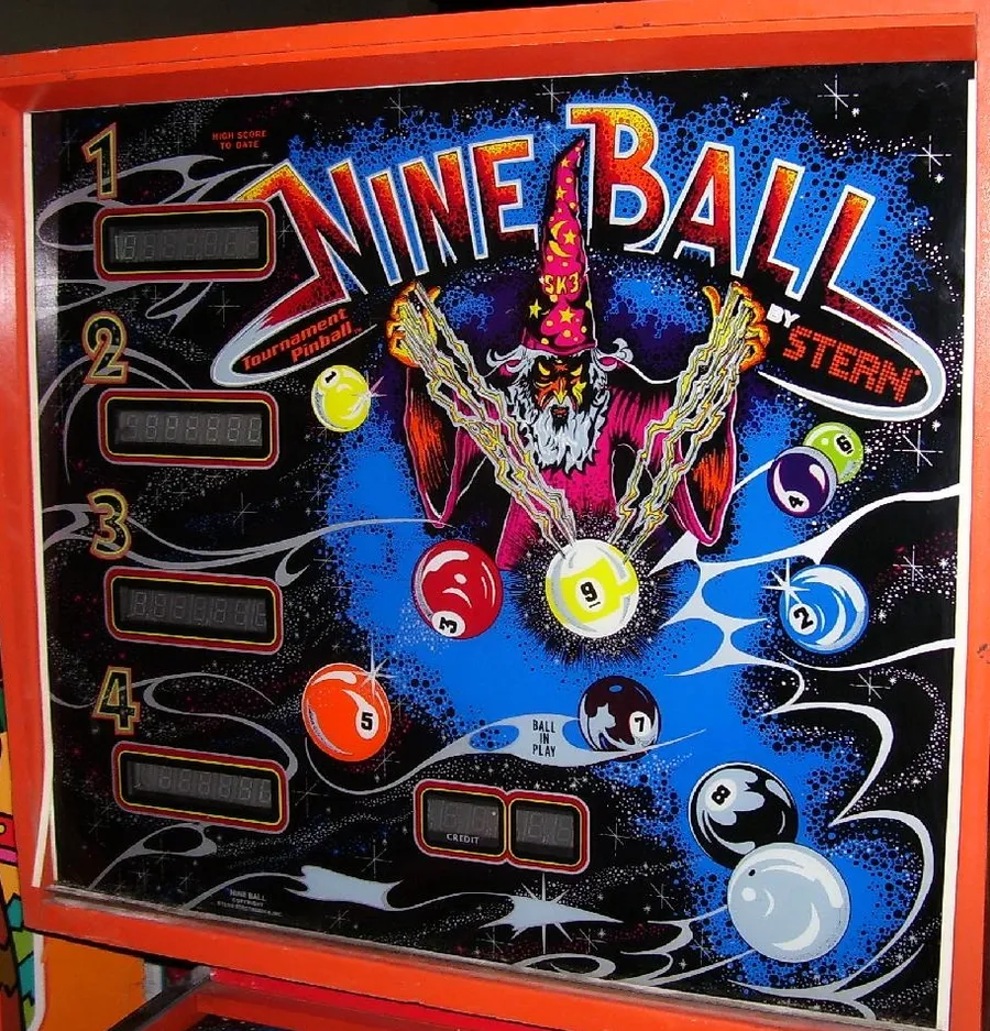 Nine Ball, Backglas