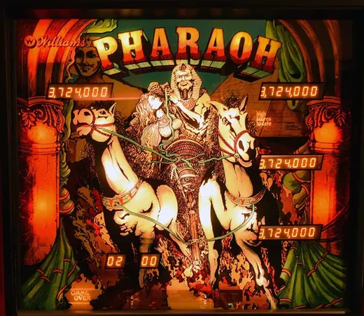 Pharaoh, Backglas