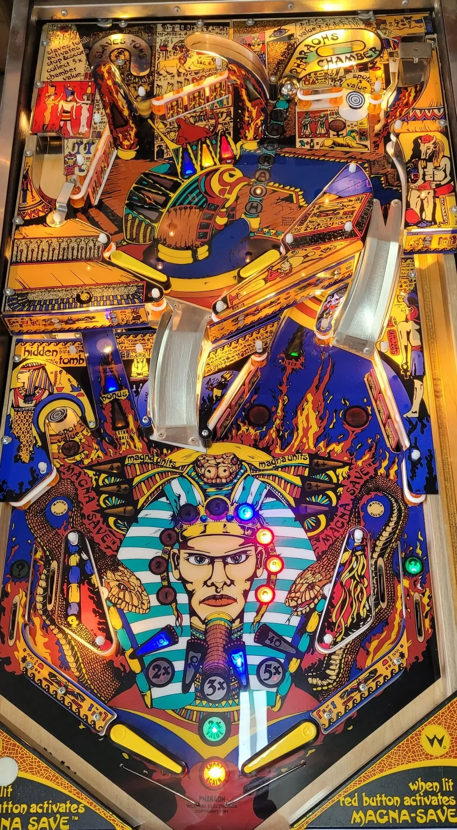 Pharaoh, Spielfeld