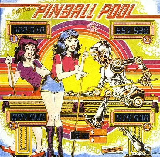 Pinball Pool, Backglas