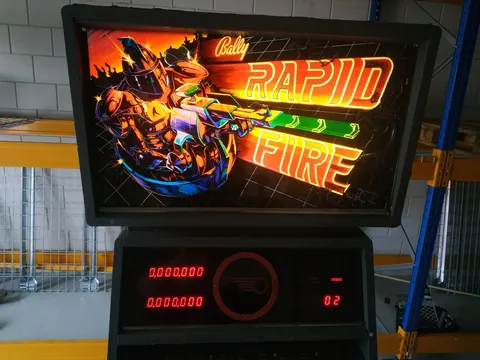Rapid Fire, Backglas