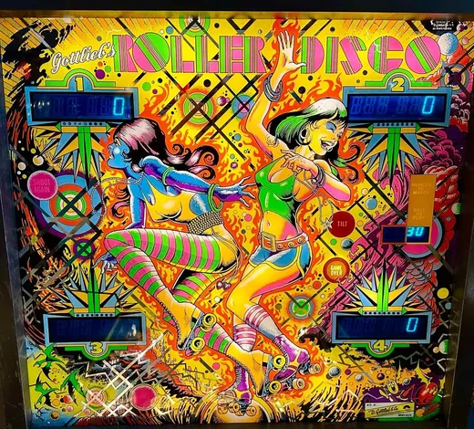 Roller Disco, Backglas