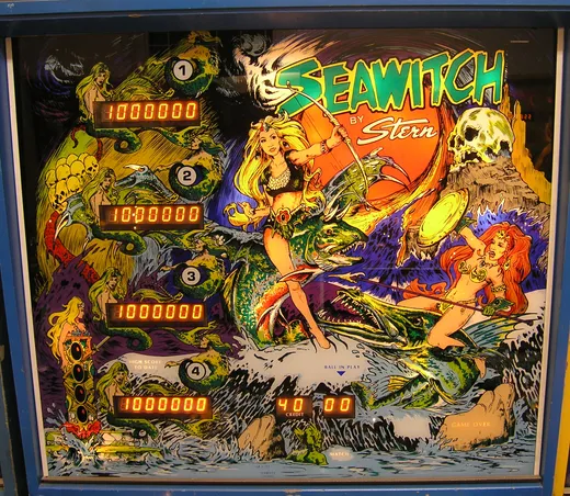 Seawitch, Backglas