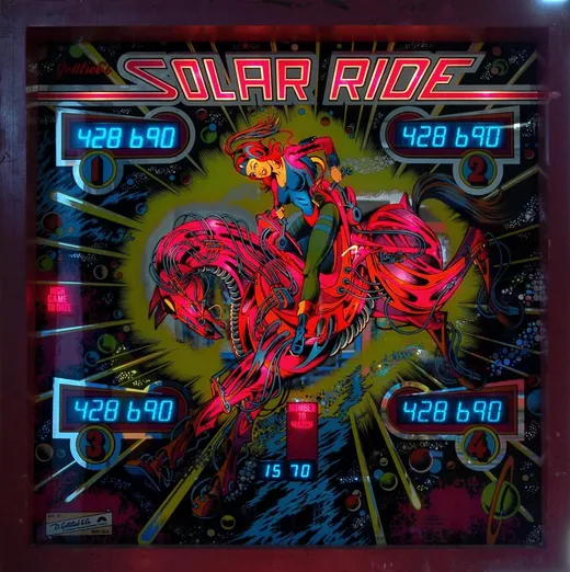 Solar Ride, Backglas