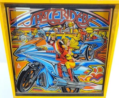 Space Riders, Backglas