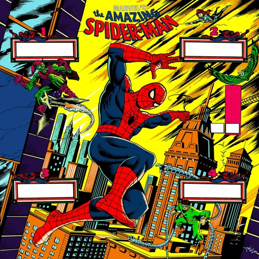 The Amazing Spider Man, Backglas