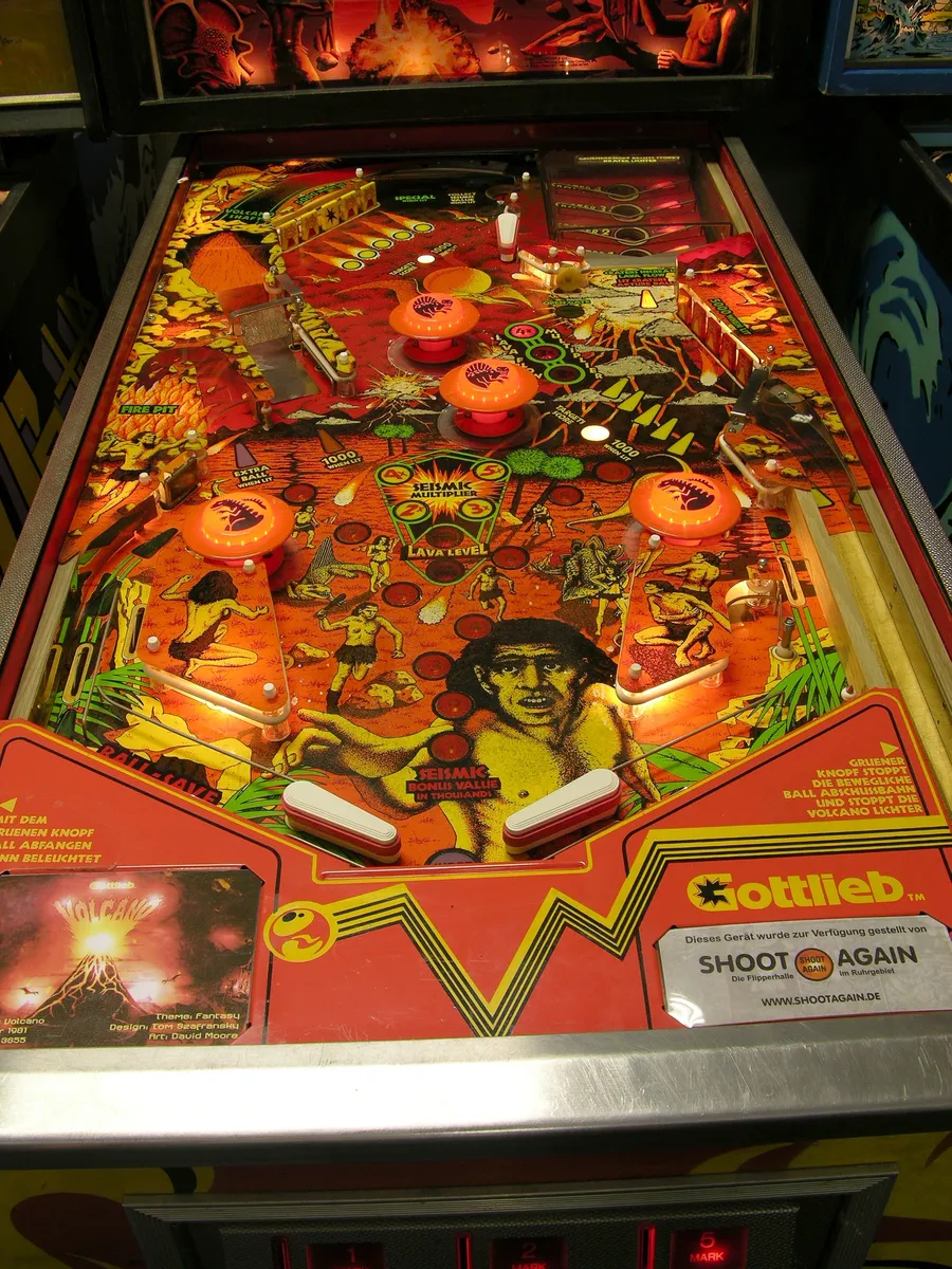 Volcano, Spielfeld