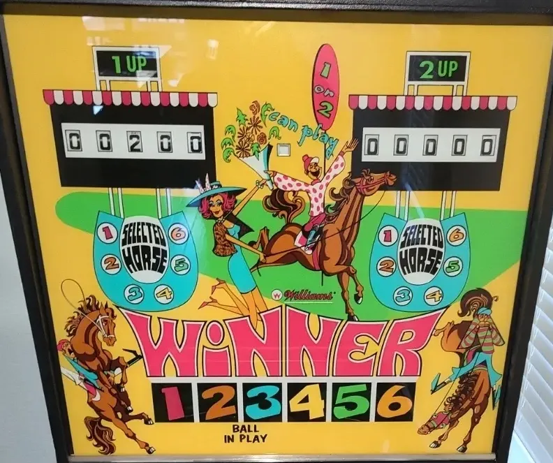 Winner, Backglas
